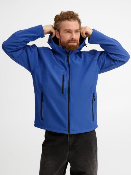 Куртка мужская с капюшоном Replay Men 340, ярко-синяя, размер 3XL
