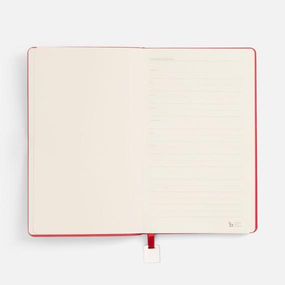 Ежедневник Shall Light, недатированный, красный