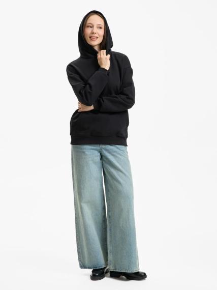 Худи унисекс оверсайз Daylero, черное, размер XS/S