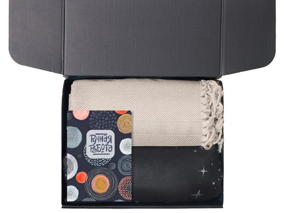 Подарочный набор «Re:y. Haven»  с пледом, кружкой и чаем