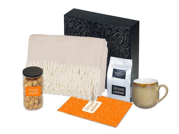 Подарочный набор «Re:y. Haven»  с пледом, кружкой и чаем