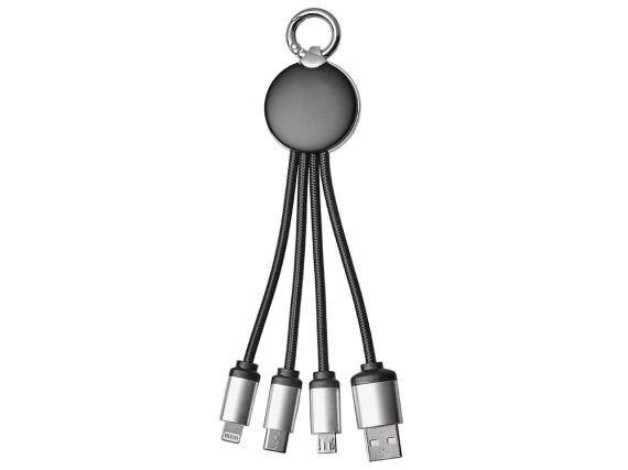 Зарядный кабель 3-в-1 с подсветкой лого «Ion mini»