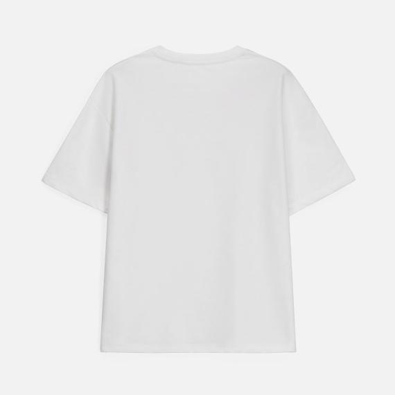 Футболка унисекс Durington, белая, размер XS/S