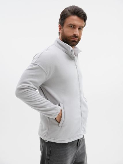 Куртка флисовая унисекс Nebo, светло-серая, размер XXL