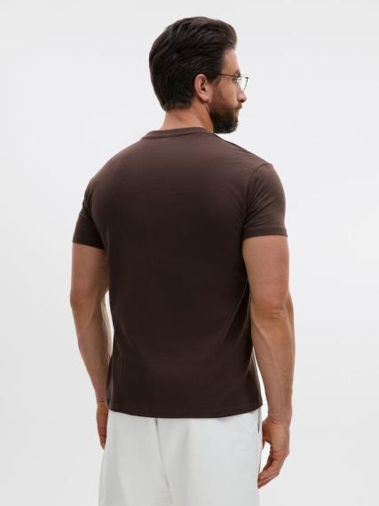 Футболка Regent 150 темно-коричневая (шоколад), размер S