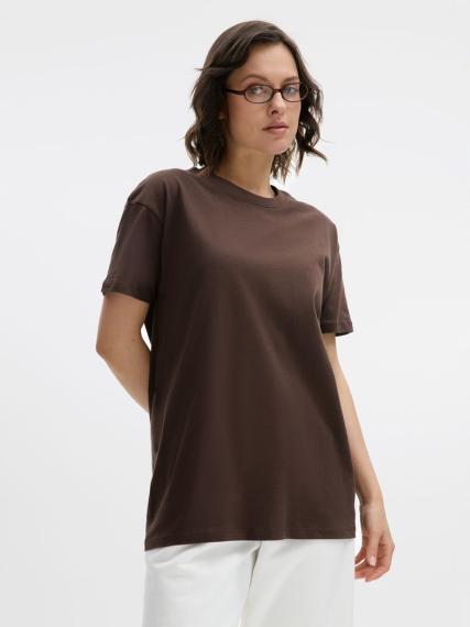 Футболка Regent 150 темно-коричневая (шоколад), размер S
