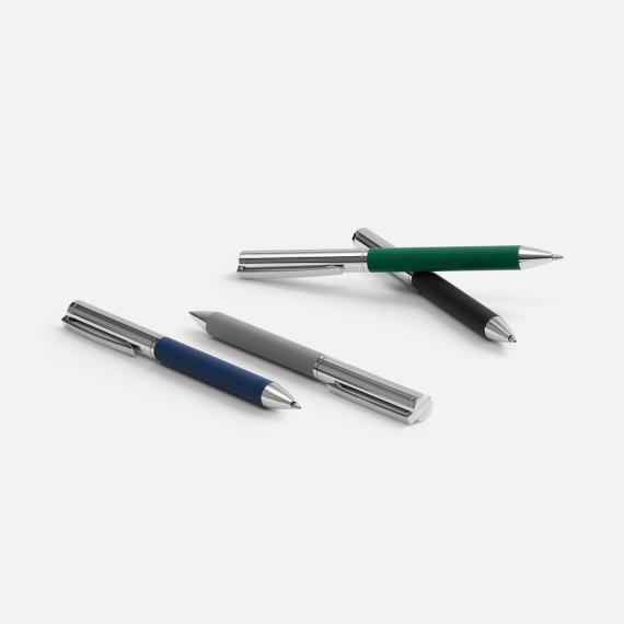 Ручка шариковая Eyeshot Soft Touch, темно-синяя