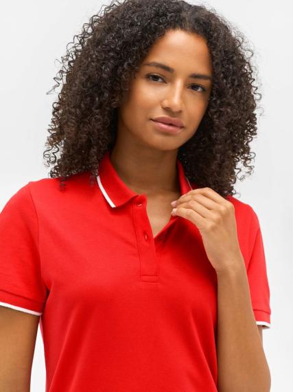 Рубашка поло унисекс Palermo, ярко-синяя с белым, размер XS