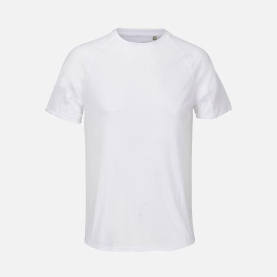 Футболка спортивная унисекс Vortex, белая