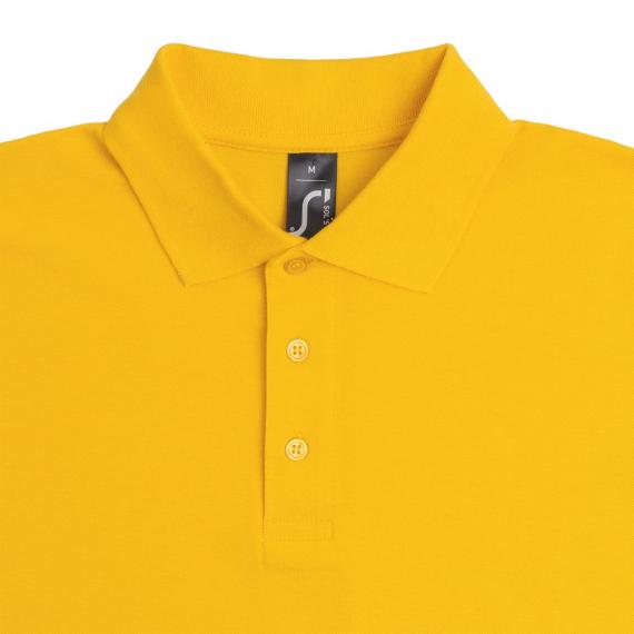 Рубашка поло мужская Summer 170 желтая, размер XL