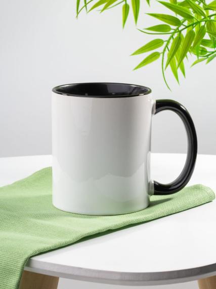 Кружка Promo Plus для сублимационной печати, черная