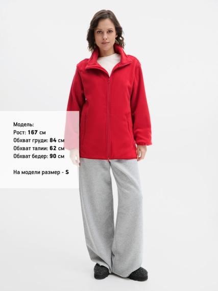 Куртка флисовая унисекс Ben Mac, красная, размер L