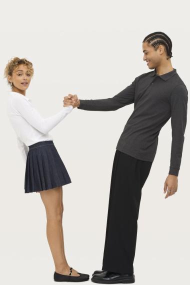 Рубашка поло мужская с длинным рукавом Perfect LSL Men белая, размер 3XL