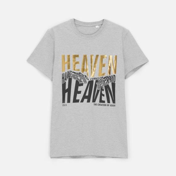 Футболка мужская T-bolka Stretch, серый меланж, размер S