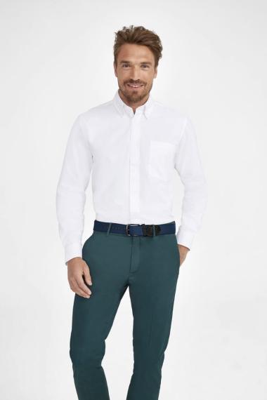 Рубашка мужская с длинным рукавом Bel Air белая, размер XXL