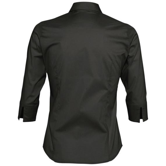 Рубашка женская с рукавом 3/4 Effect 140 черная, размер XXL