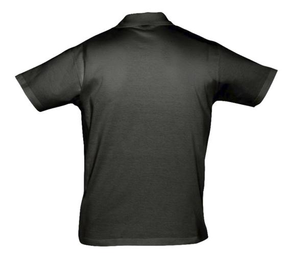 Рубашка поло мужская Prescott men 170 черная, размер XL