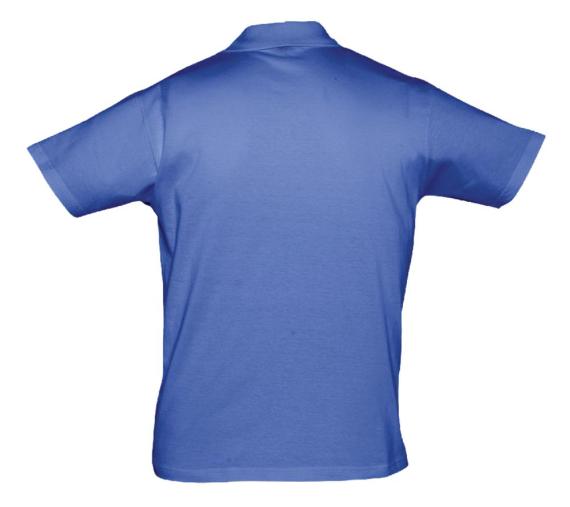 Рубашка поло мужская Prescott men 170 ярко-синяя, размер L