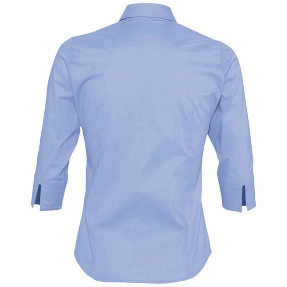 Рубашка женская с рукавом 3/4 Effect 140 голубая, размер XL
