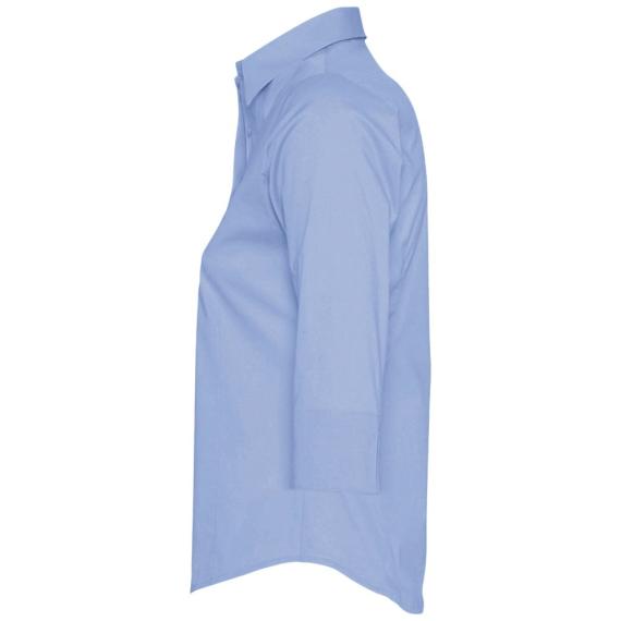Рубашка женская с рукавом 3/4 Effect 140 голубая, размер S