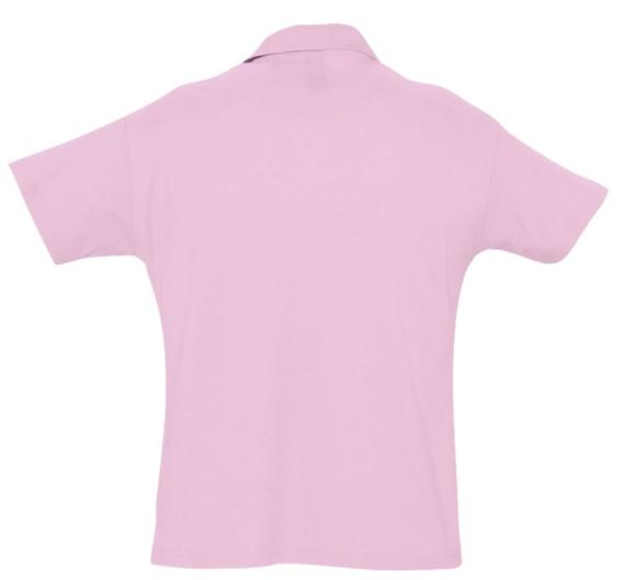 Рубашка поло мужская Summer 170 розовая, размер XL