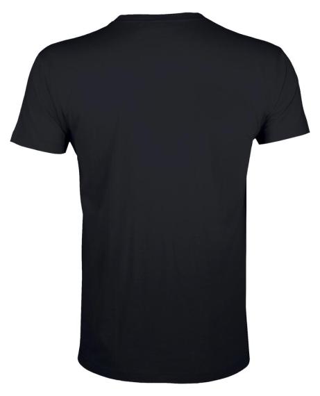 Футболка мужская приталенная Regent Fit 150 черная, размер XXL