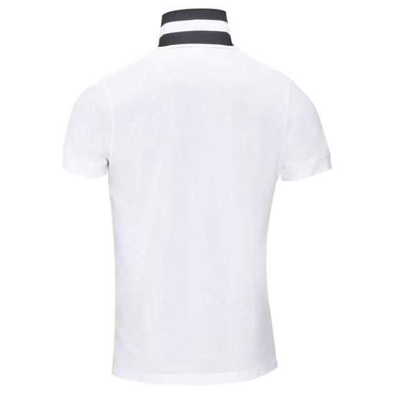 Рубашка поло мужская Patriot белая с черным, размер S